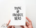 Favourite Nerd Card.  PGC043