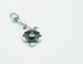 silver flower girl clip on charm