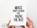 French For/ You're The Best Card.  PGC134