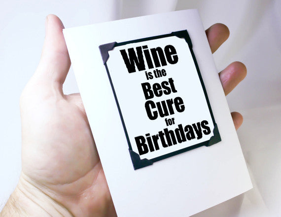 wine lover card birthday card for wine lovers