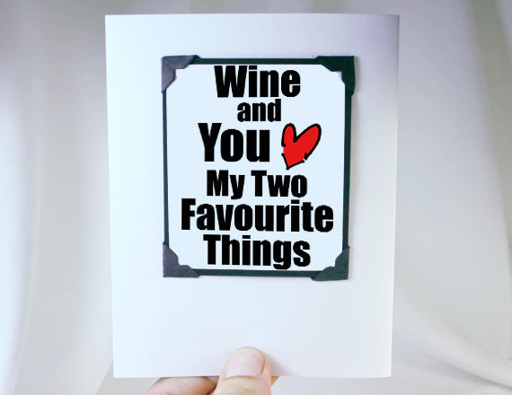 funny wine quote magnet card