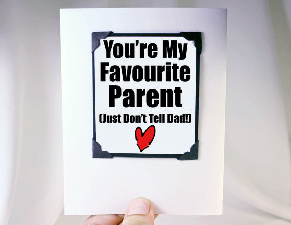 funny mothers day card and magnet gift for mom for birthday
