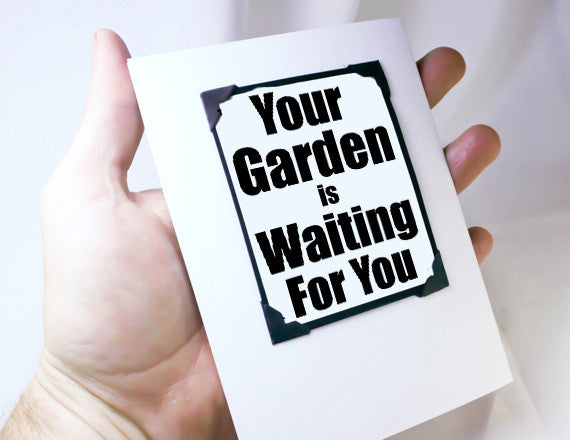 retirement gardening quote magnet
