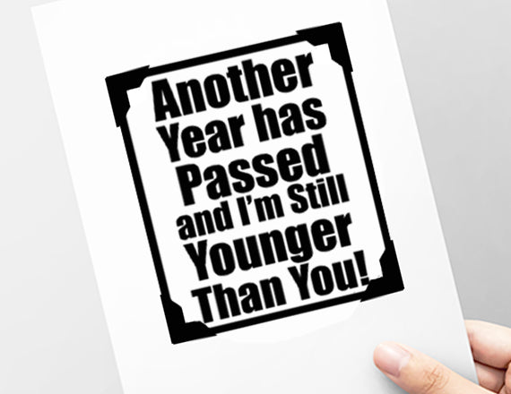 funny birthday card