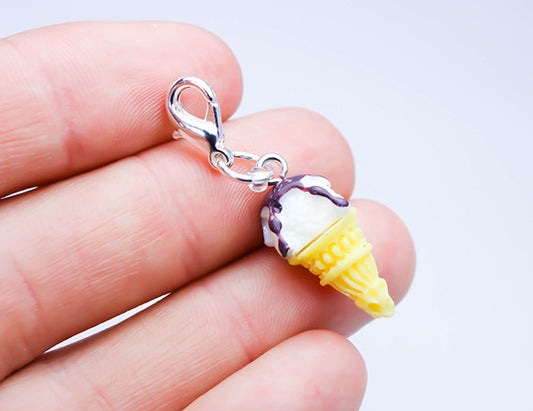 ice cream cone charm for bracelets