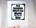 a world of adventure greeting card for retirement