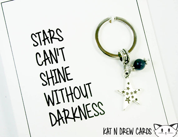 Can't Shine Without Darkness Card.  KEY025