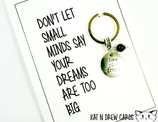 Don't Let Small Minds Cards.  KEY028