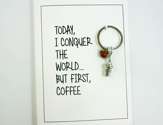 But First Coffee Card.  KEY030