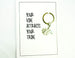 Vibe Attracts Tribe Card.  KEY032