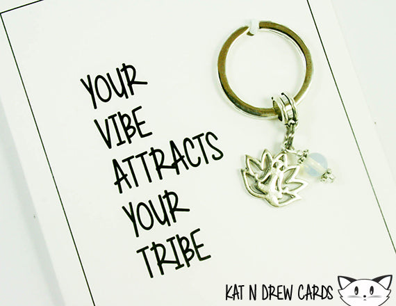 Vibe Attracts Tribe Card.  KEY032