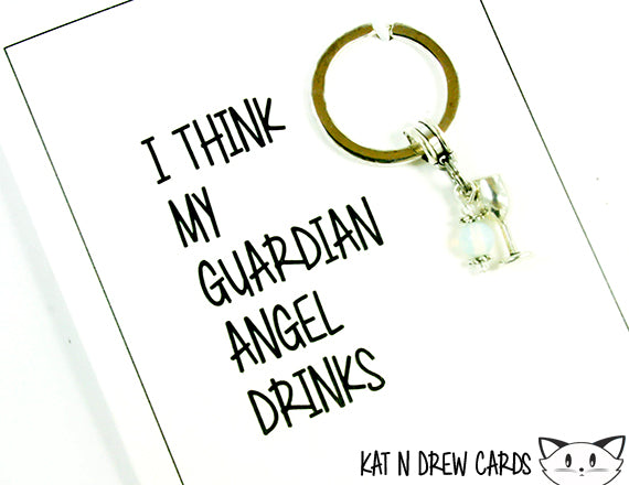 Guardian Angel Drinks Card.  KEY042