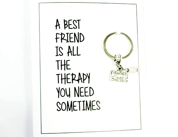 Best Friend Therapy Card.  KEY044