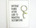 Difficult Roads Card.  KEY054