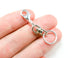 Stork Charm. New Baby Charm. Baby Shower Favour. Stork Bird Charm. SCC604