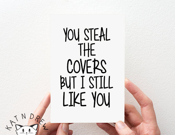 Steal covers/ still like you card. PGC108