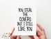 Steal covers/ still like you card. PGC108