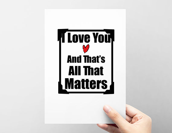 anniversary card with magnet