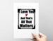 anniversary card with magnet