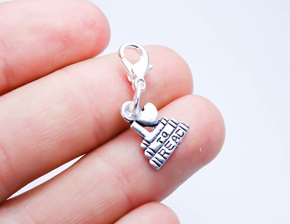 book lover reading charm for bookworms
