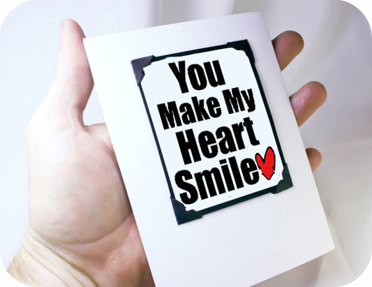 fun anniversary card love you card and magnet