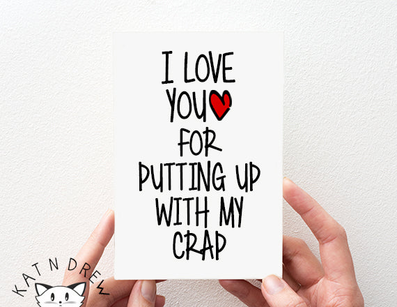 I Love You/ My Crap Card.  PGC146