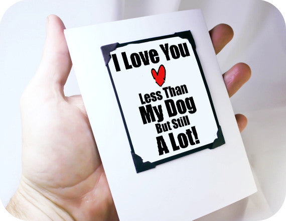 dog lover anniversary card