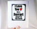 funny gift for guys ferrari card
