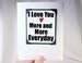 anniversary card love you card for her
