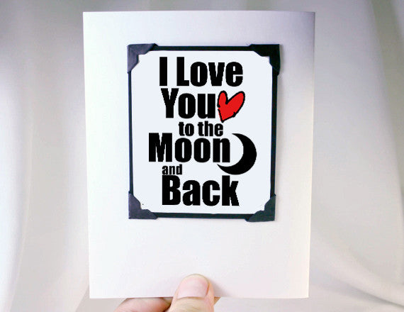 anniversary card with romantic quote for couples