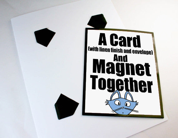 card and magnet from kat n drew cards