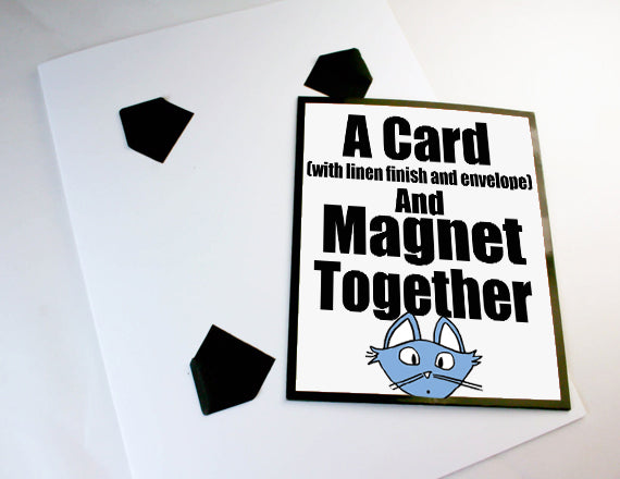 magnet and card together