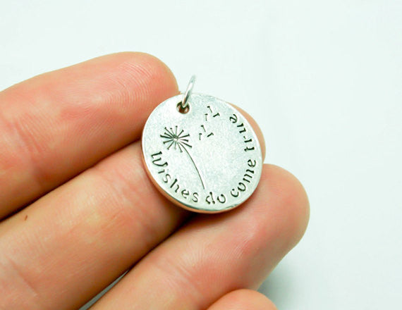 Make a Wish Charm. Happy Birthday Bracelet Charm. Bracelet Charm. SCC430