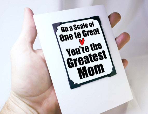 happy mothers day card and gift for mom