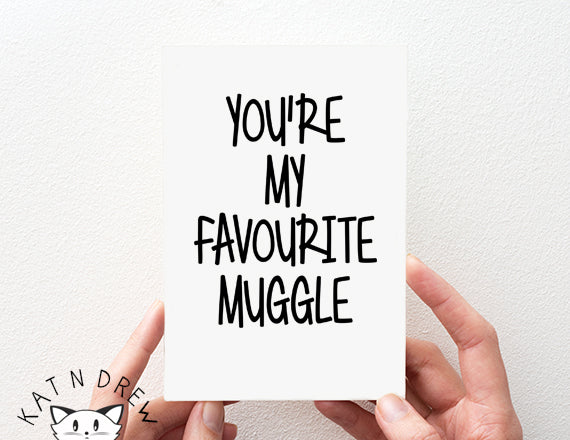 Favourite Muggle Card.  PGC076