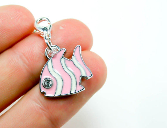 pink fish charm