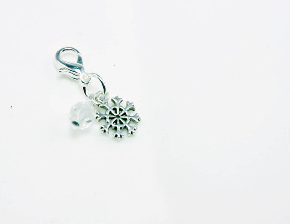 frozen snowflake charm