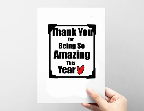 thank you card