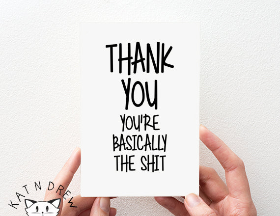 Thank You/ The Shit Card.  PGC117