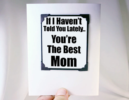 mothers day card and magnet gift for mom