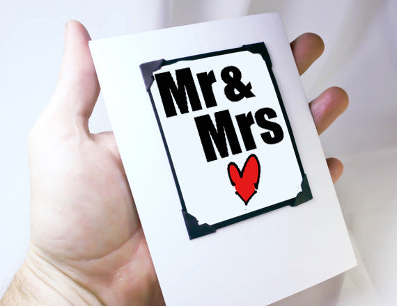 gift idea for couples wedding greeting card