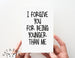 Forgive You/ Younger Than Me Card. PGC094